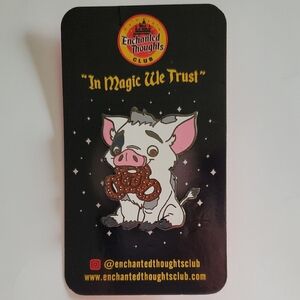 Enchanted Thoughts Club Piglet Enamel Pin